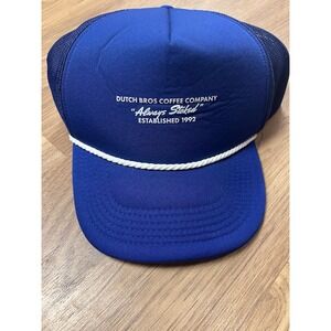 Dutch Bros. "Always Stoked" Est. 1992 New Blue Snapback Trucker Hat